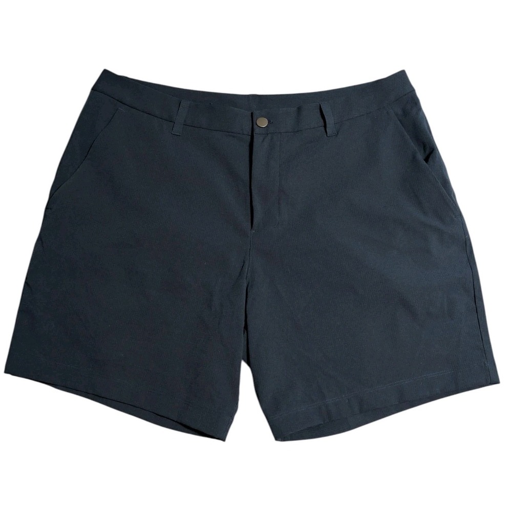 Lululemon Commission Mens 36 True Navy Ventlight Mesh 7" Golf Shorts LM7BGUS